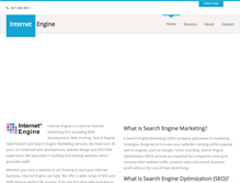 Tablet Screenshot of internetengine.com